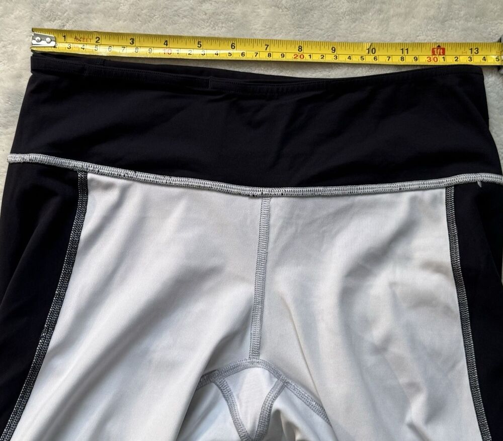 Lululemon Floral Print Cropped Leggings Size 6 Athletic Yoga Pants Workout - Picture 8 of 8